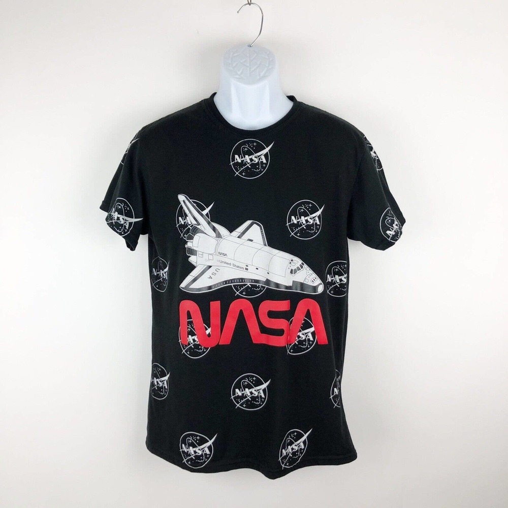 Fresh Laundry NASA United States Men's Crew Neck Graphic T-Shirt